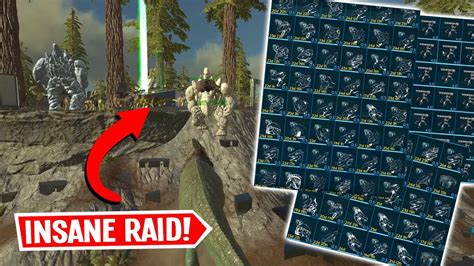 ark raiding a metal box|how to raid ark base.